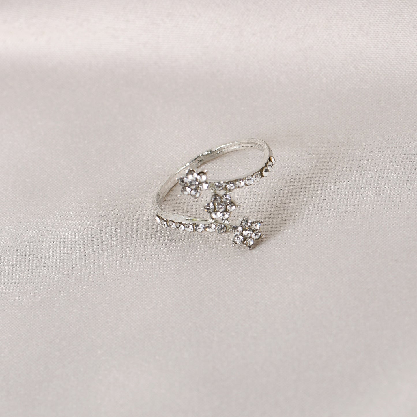 4-Piece Silver CZ Ring For Women Combo Set – stylish & affordable silver rings