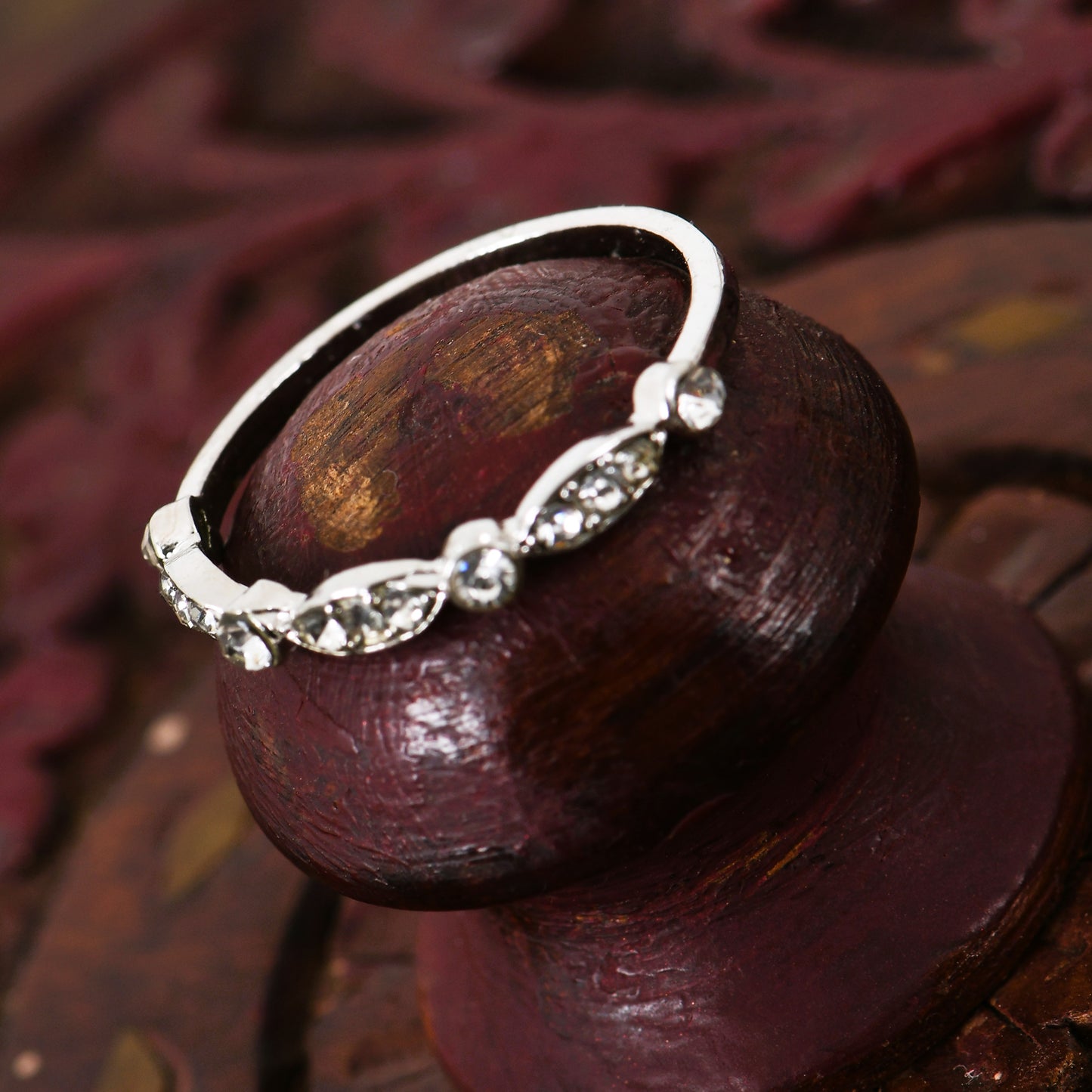 4-Piece Silver CZ Ring For Women Combo Set from our latest silver ring collection