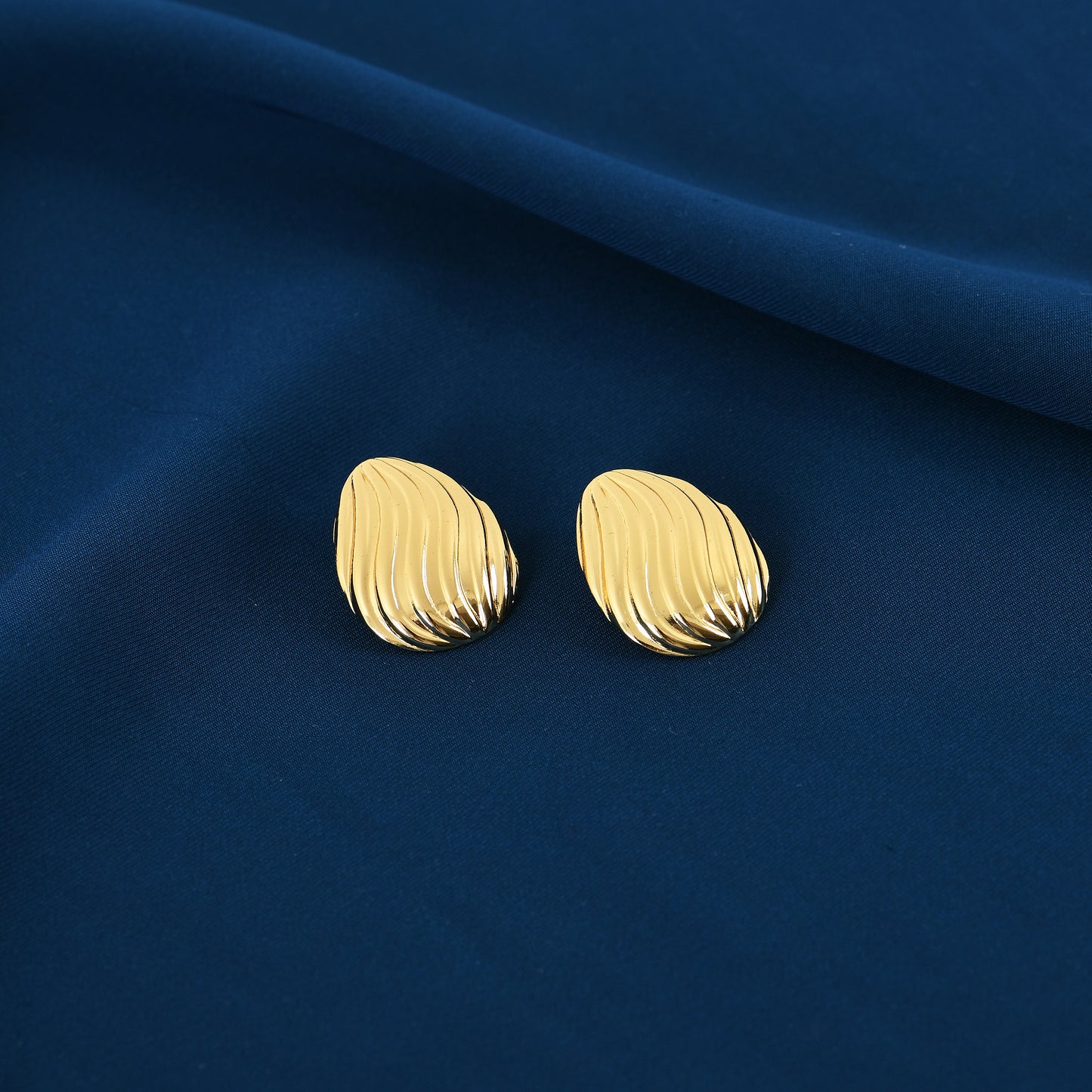 Gold Leaf Texture Studs