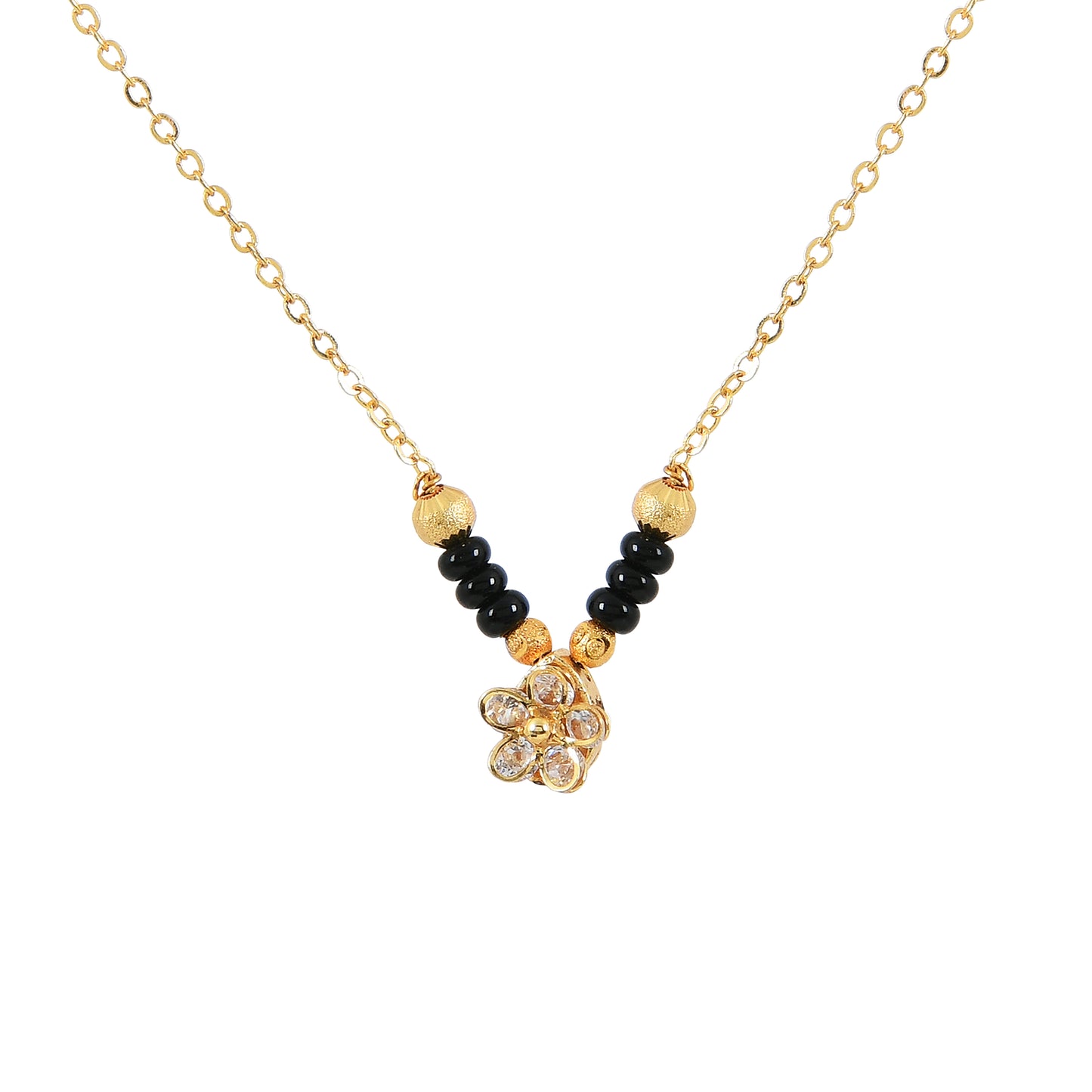Gold Floral Blossom Mangalsutra