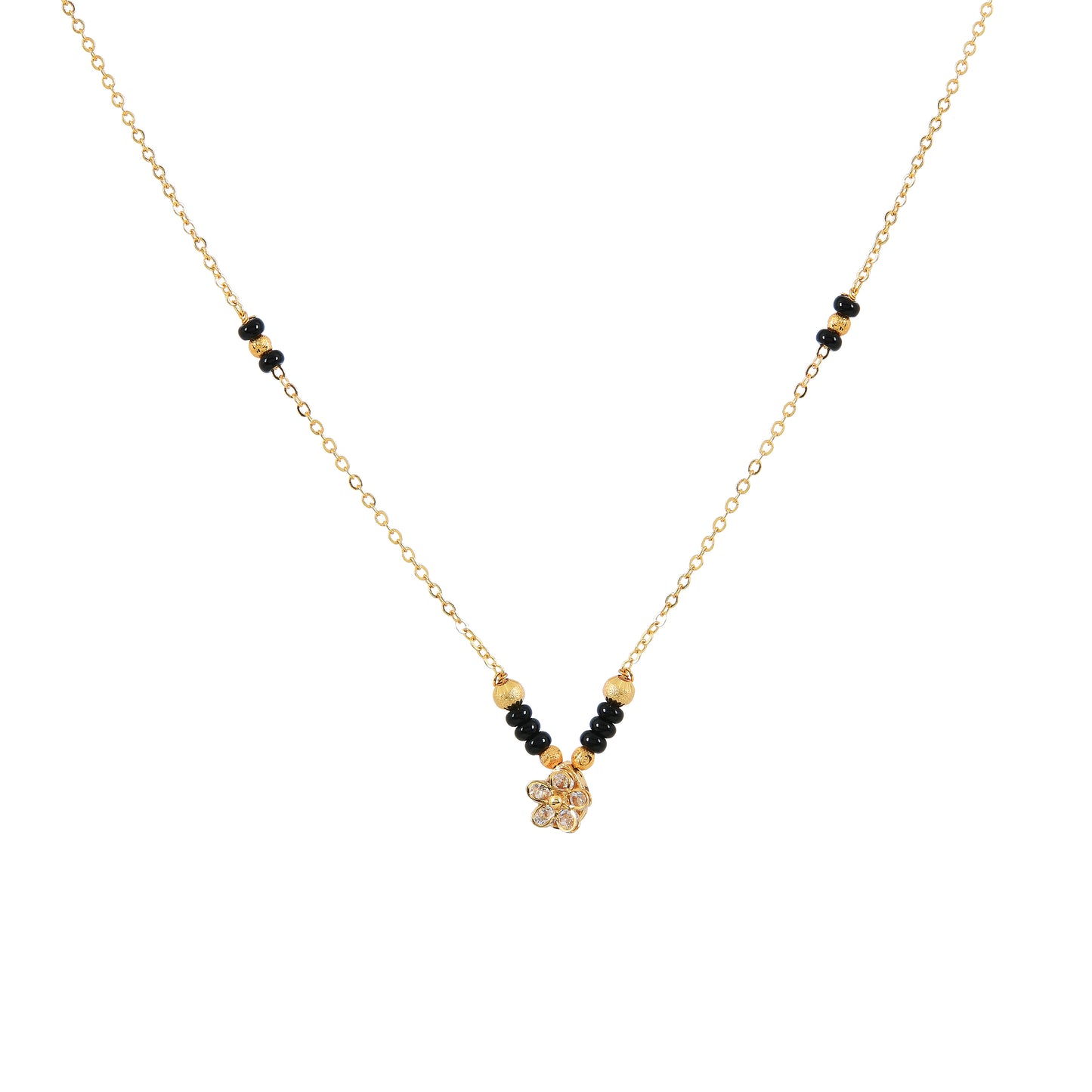 Gold Floral Blossom Mangalsutra