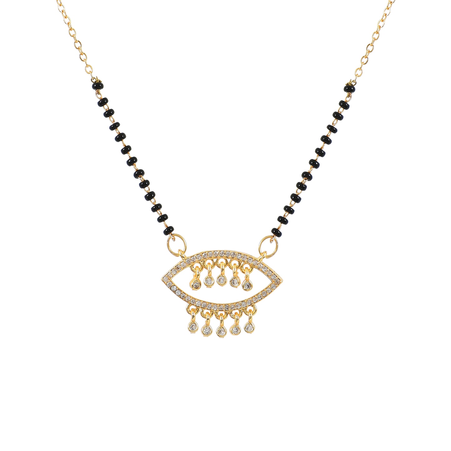 Gold Evil Eye Mangalsutra