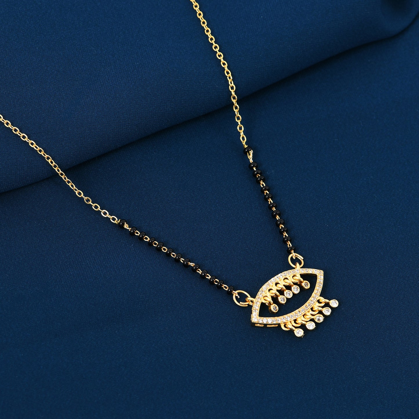 Gold Evil Eye Mangalsutra