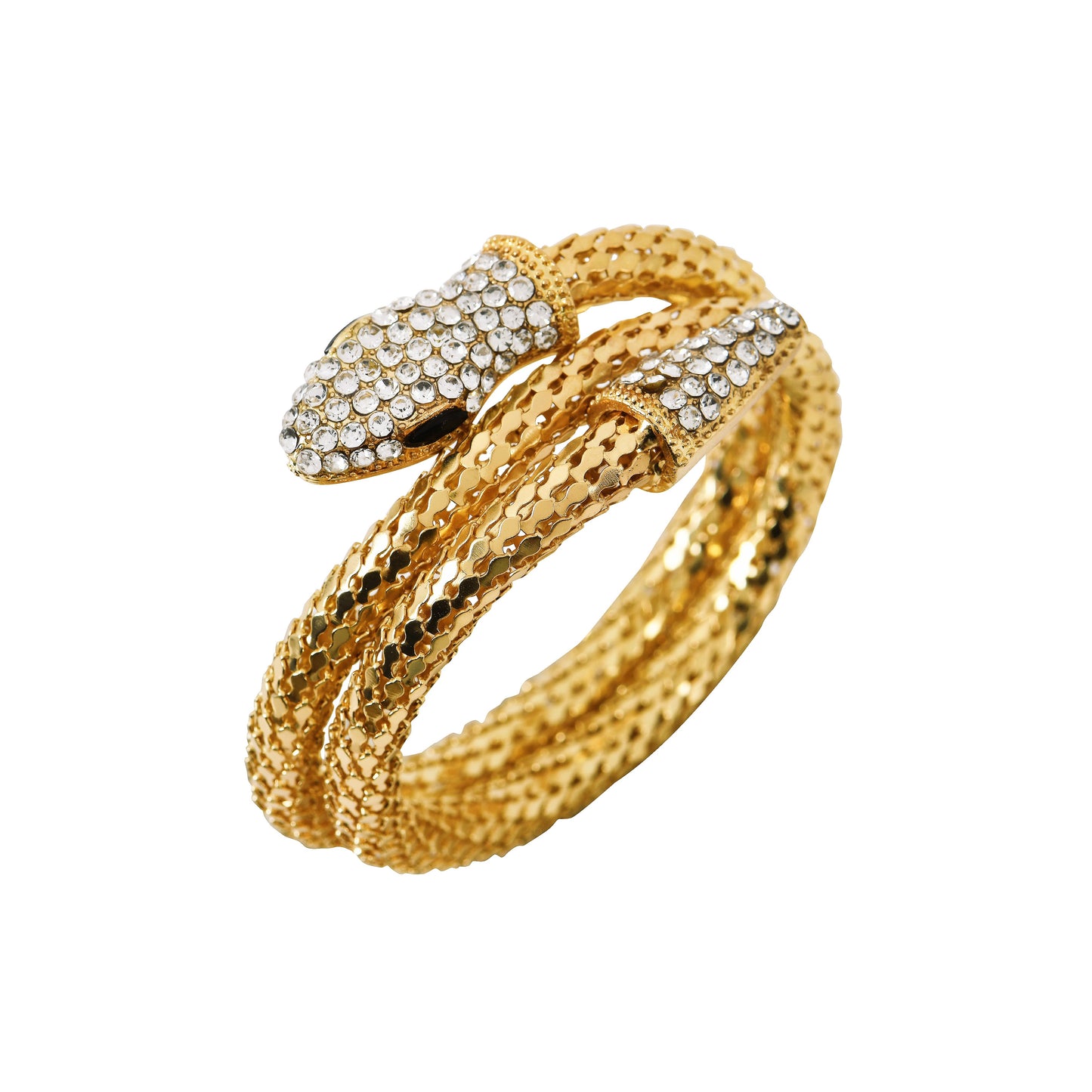 Golden Snake Wrap Bracelet