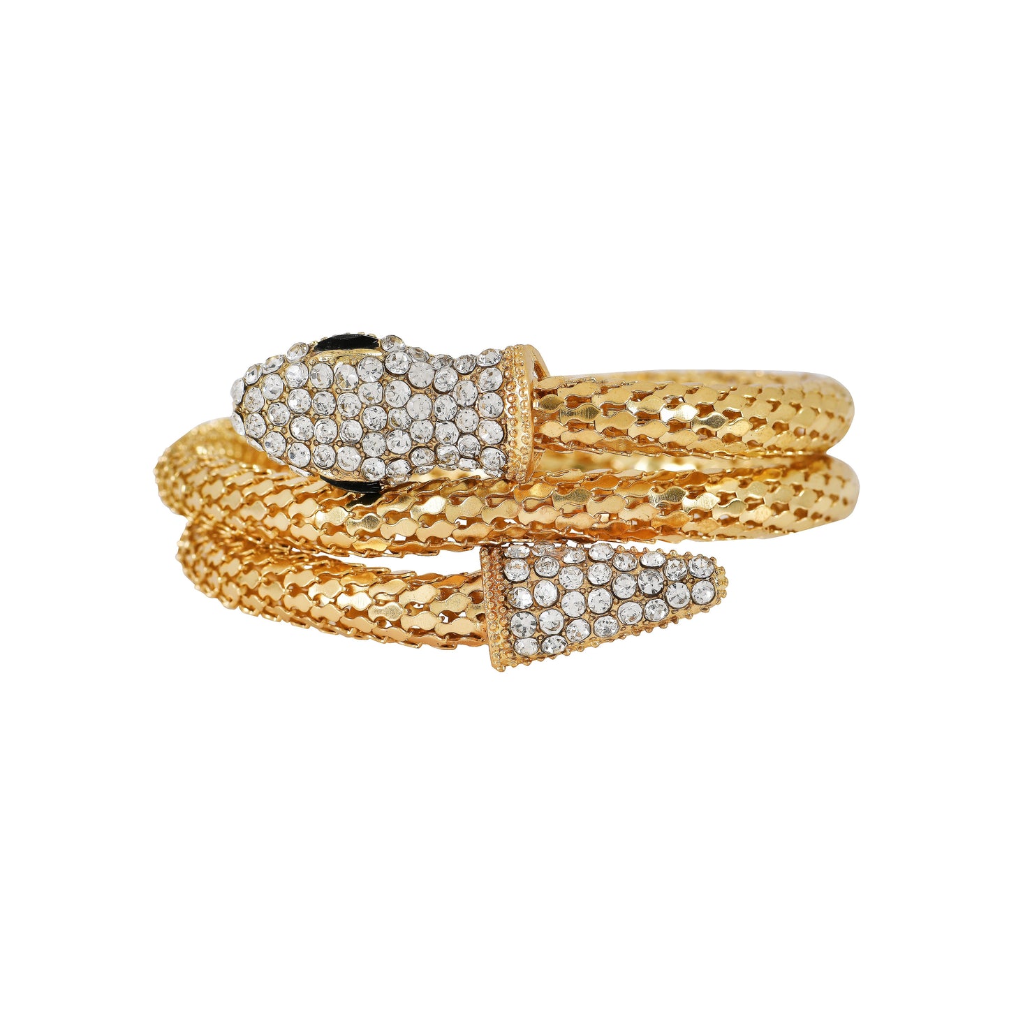 Golden Snake Wrap Bracelet