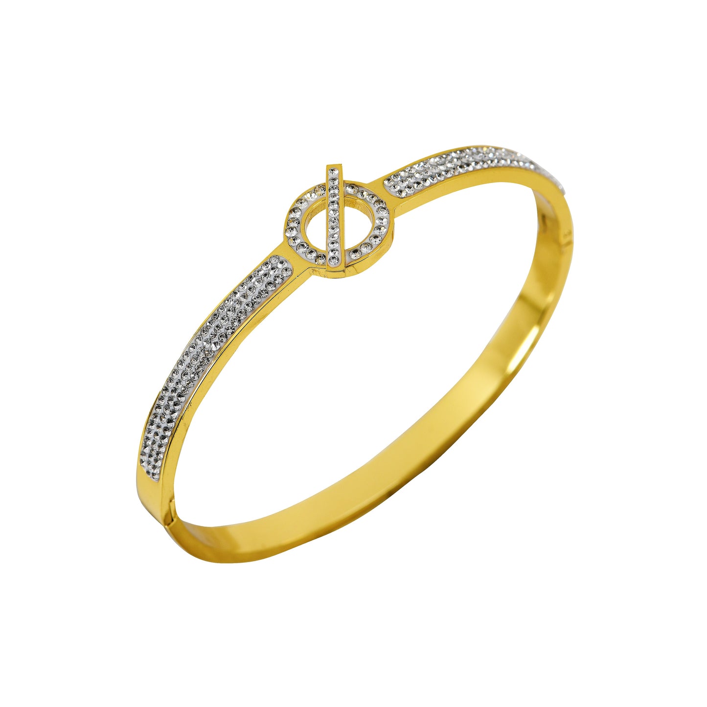 Golden Geometric Modern Bracelet