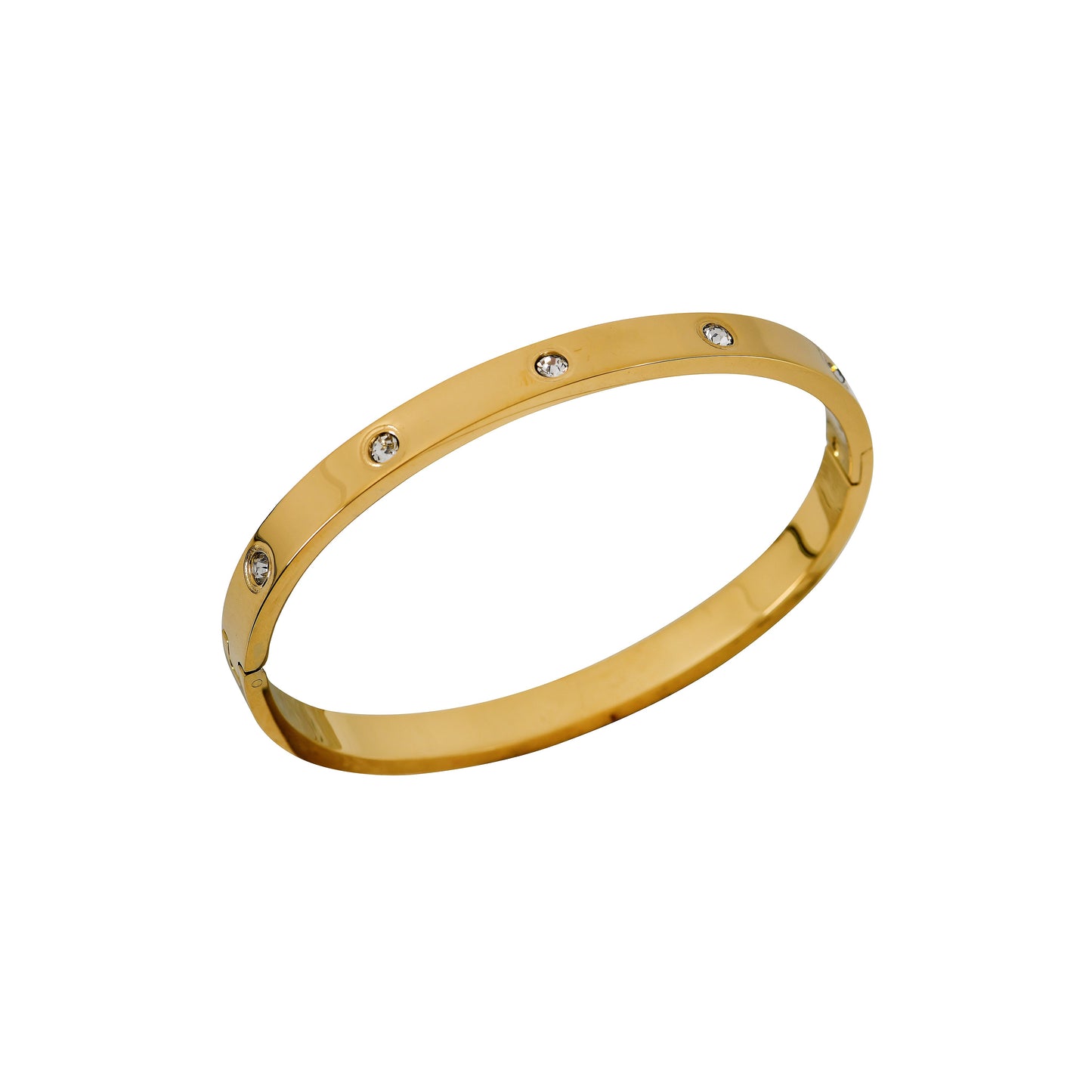 Gold Minimal Studded Bracelet