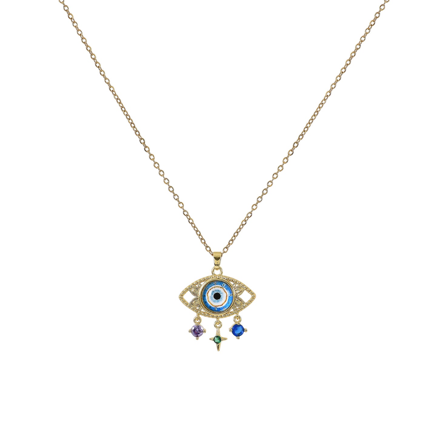 Evil Eye Sphere Pendant Necklace for Women – a thoughtful birthday gift for friends with protective meaning