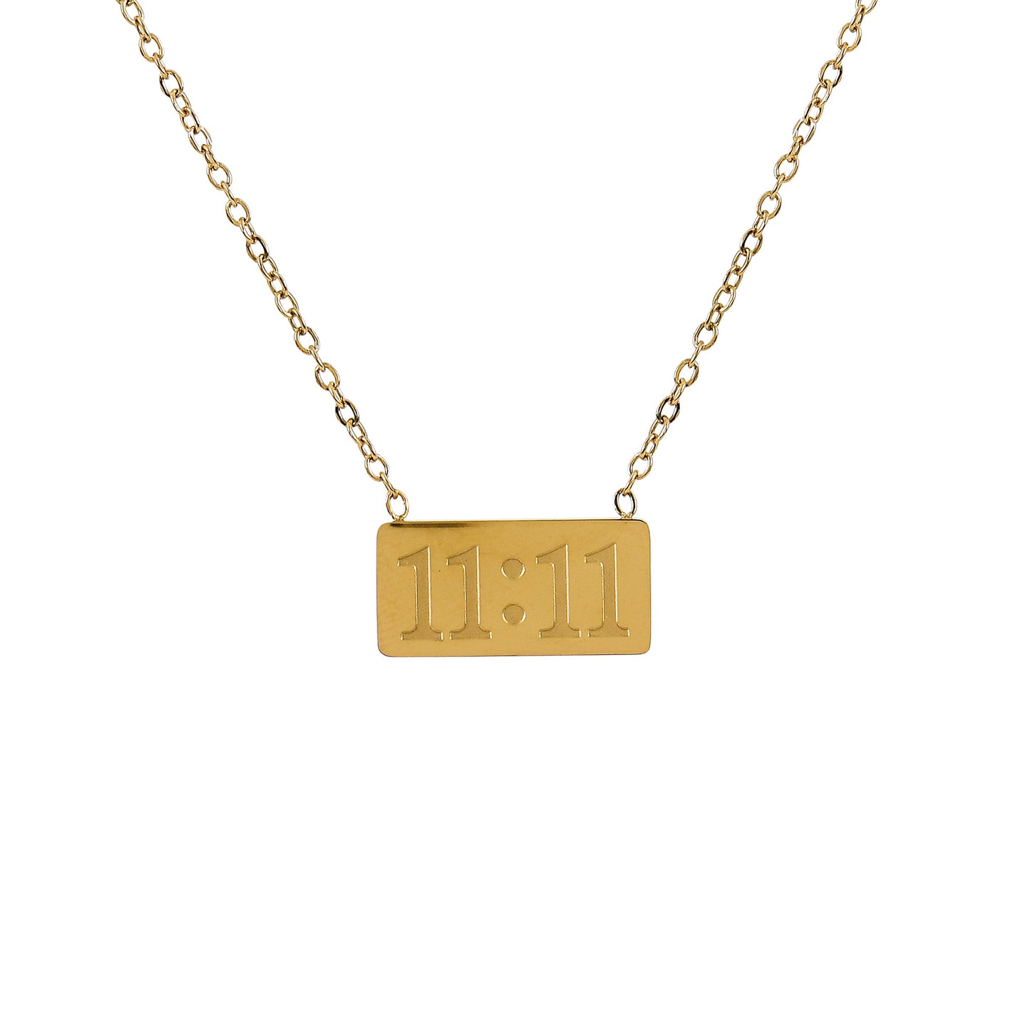 Gold 11:11 Angel Number Necklace for Women with an affordable and stylish necklace price