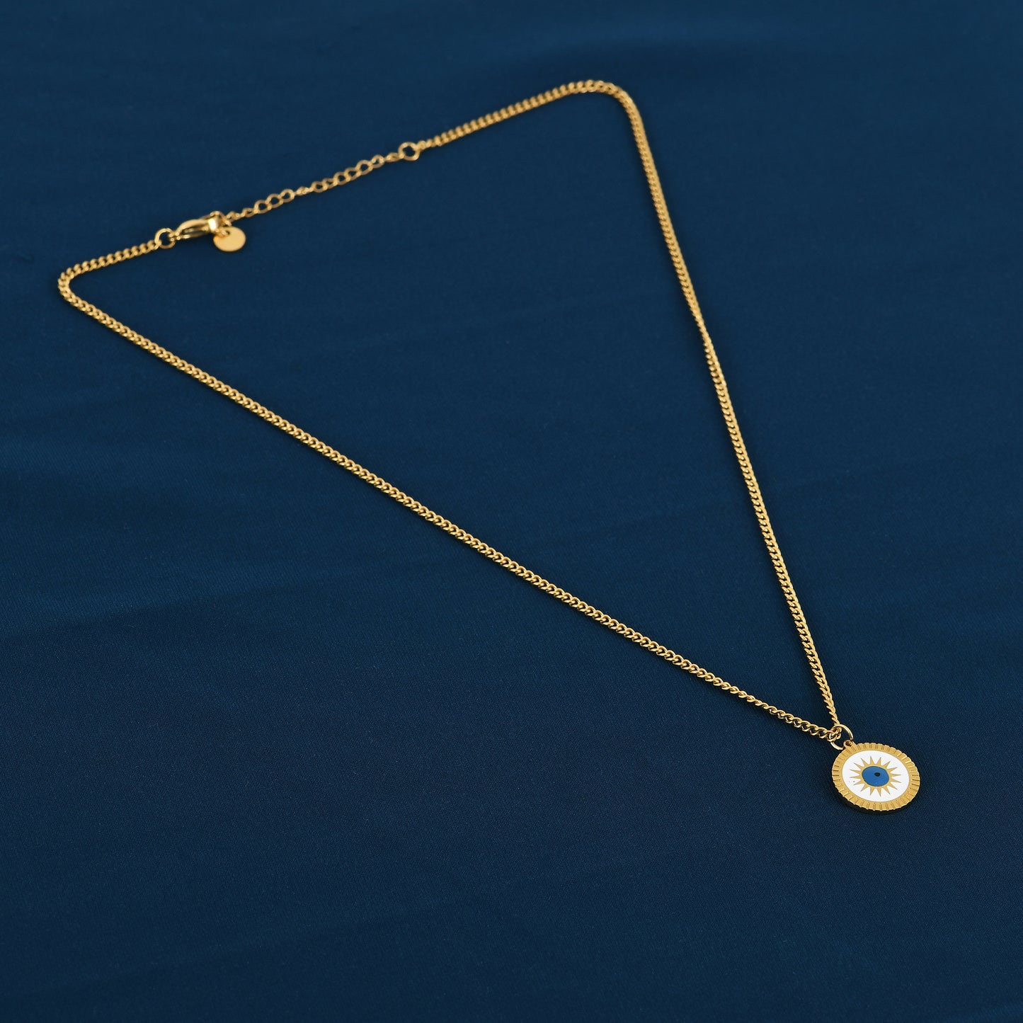 Gold Evil Eye Pendant Necklace for Women – one of the most trending women's gold necklace designs online