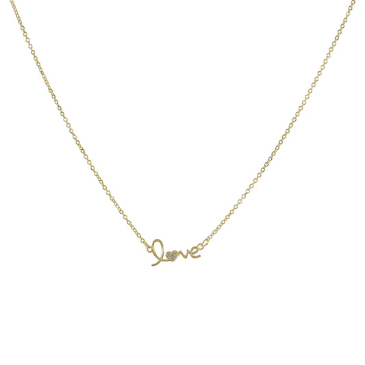 Gold Love Letter Necklace For Women – one of the beautiful necklaces for women, crafted for modern elegance