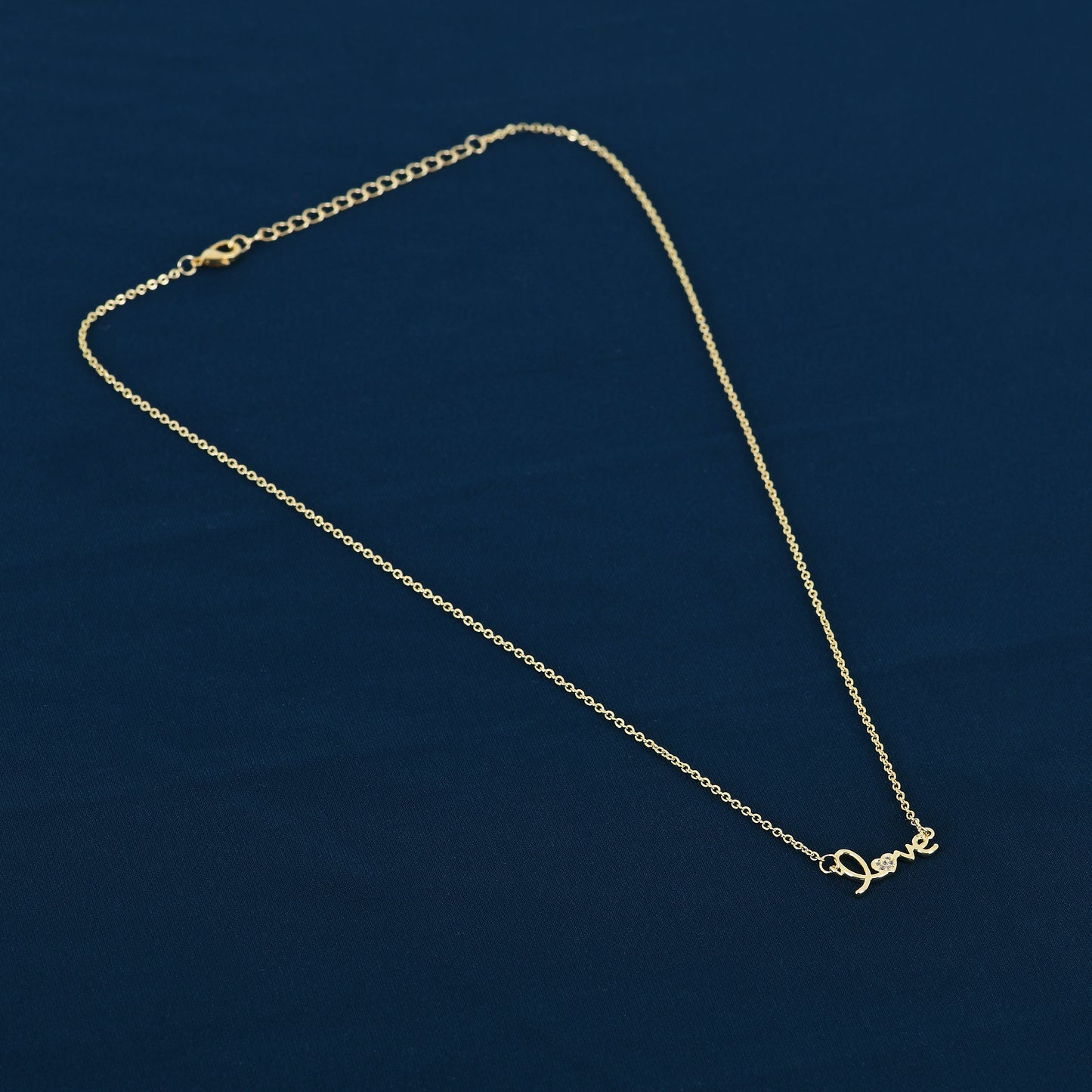 Gold Love Letter Necklace For Women – ideal birthday gift for wife with heartfelt gold lettering