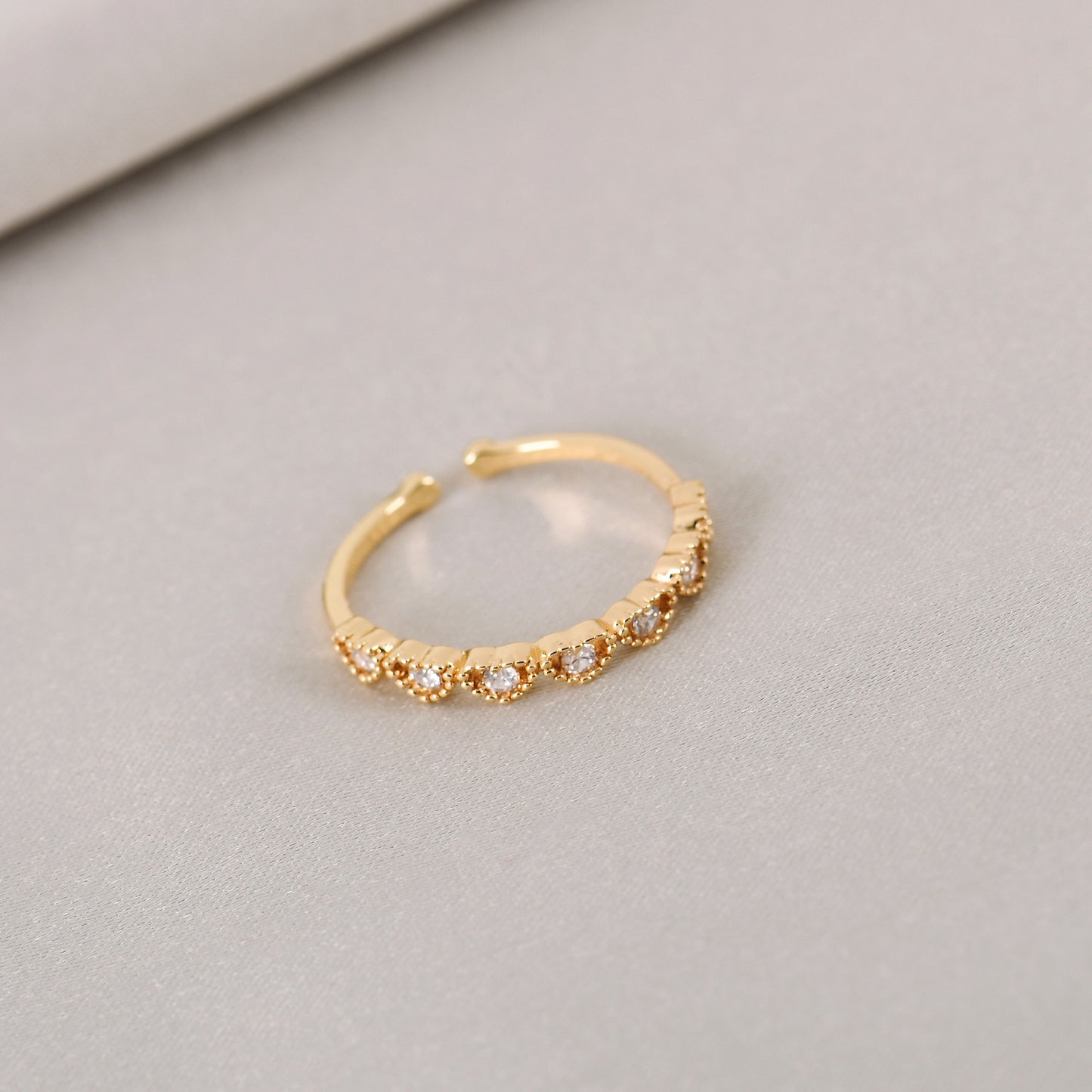 Golden Crown AT CZ Ring For Women – stylish ring with a modern twist for fashion-forward looks