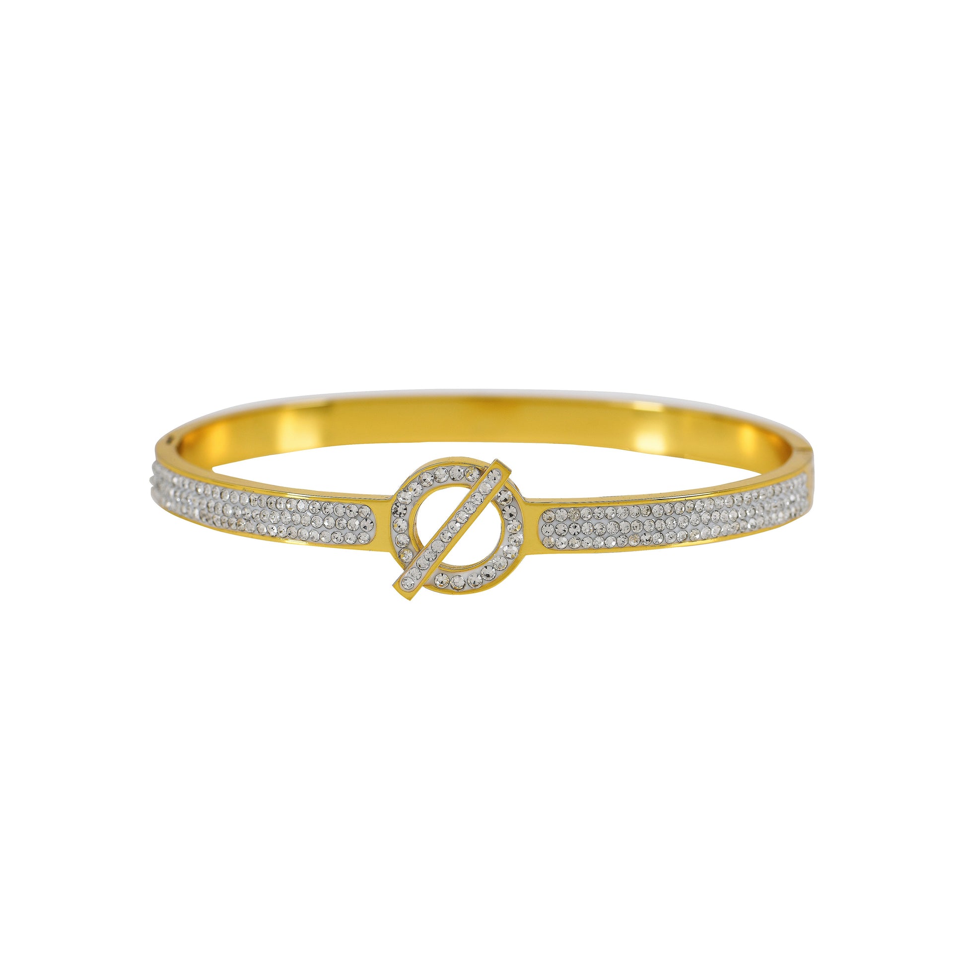 Golden Geometric Modern Bracelet – shop premium bracelet for women online with anti-tarnish finish