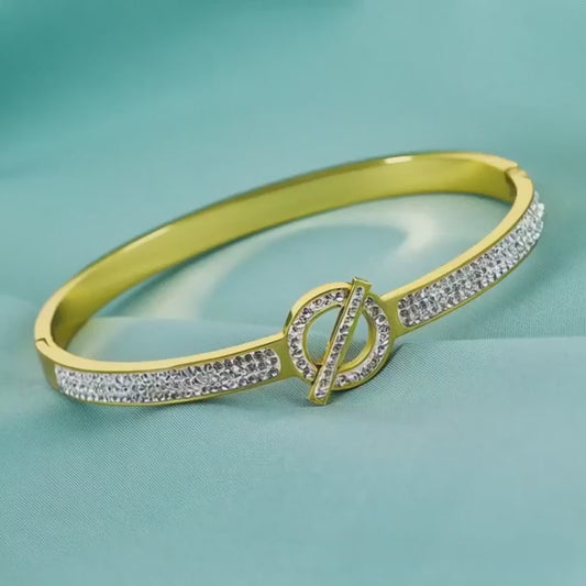 Golden Geometric Modern Bracelet For Women