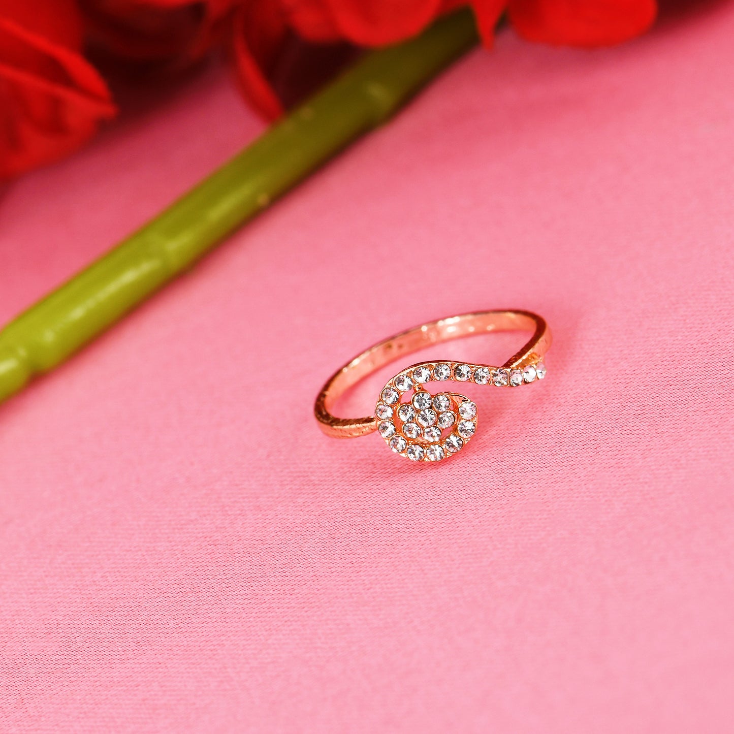 Women’s CZ Combo Rings – 4 Set ideal as a girlfriend ring gift for any occasion