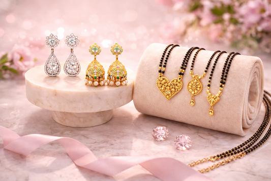 Stylish Earrings for Women Online with Beautiful Mangalsutra Designs – Rosvint