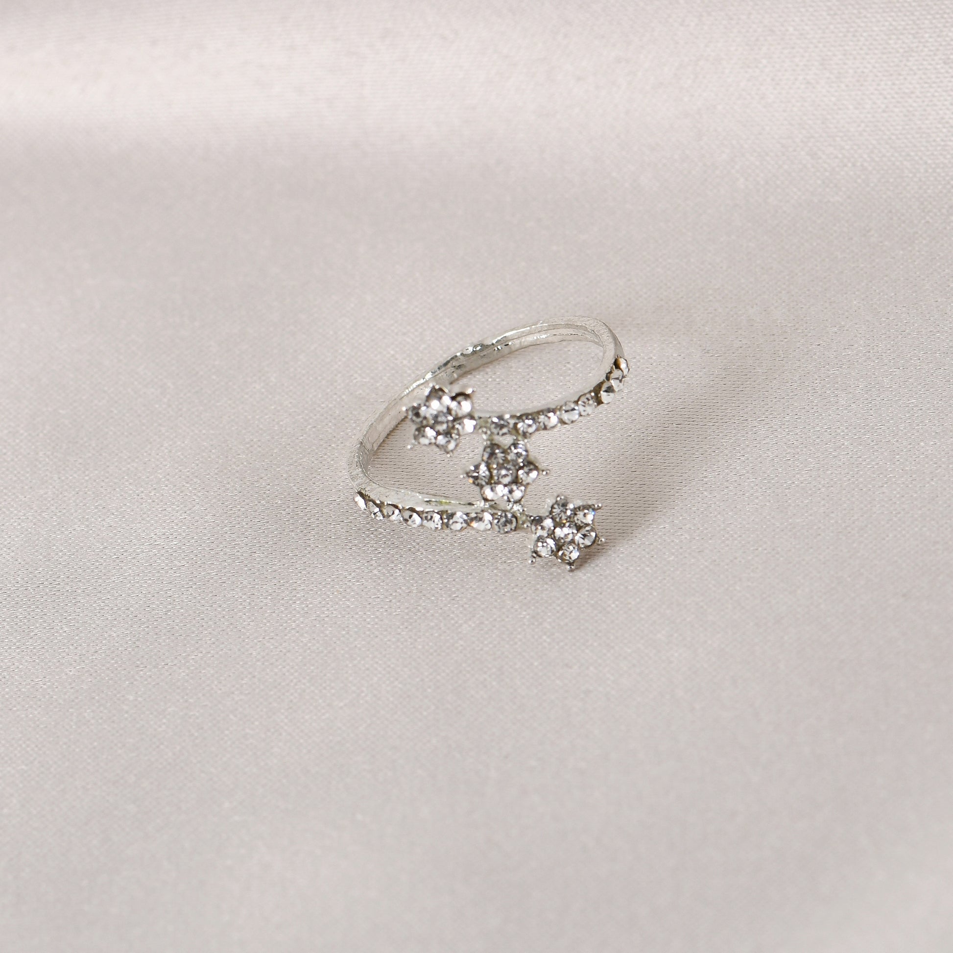 4-Piece Silver CZ Ring For Women Combo Set – stylish & affordable silver rings