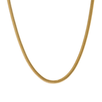 Men’s 3D Gold Snake Chain – 22 Inch