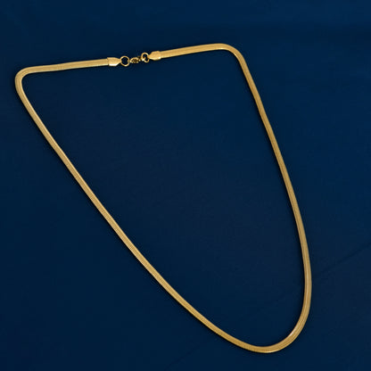 Men’s 3D Gold Snake Chain – 22 Inch