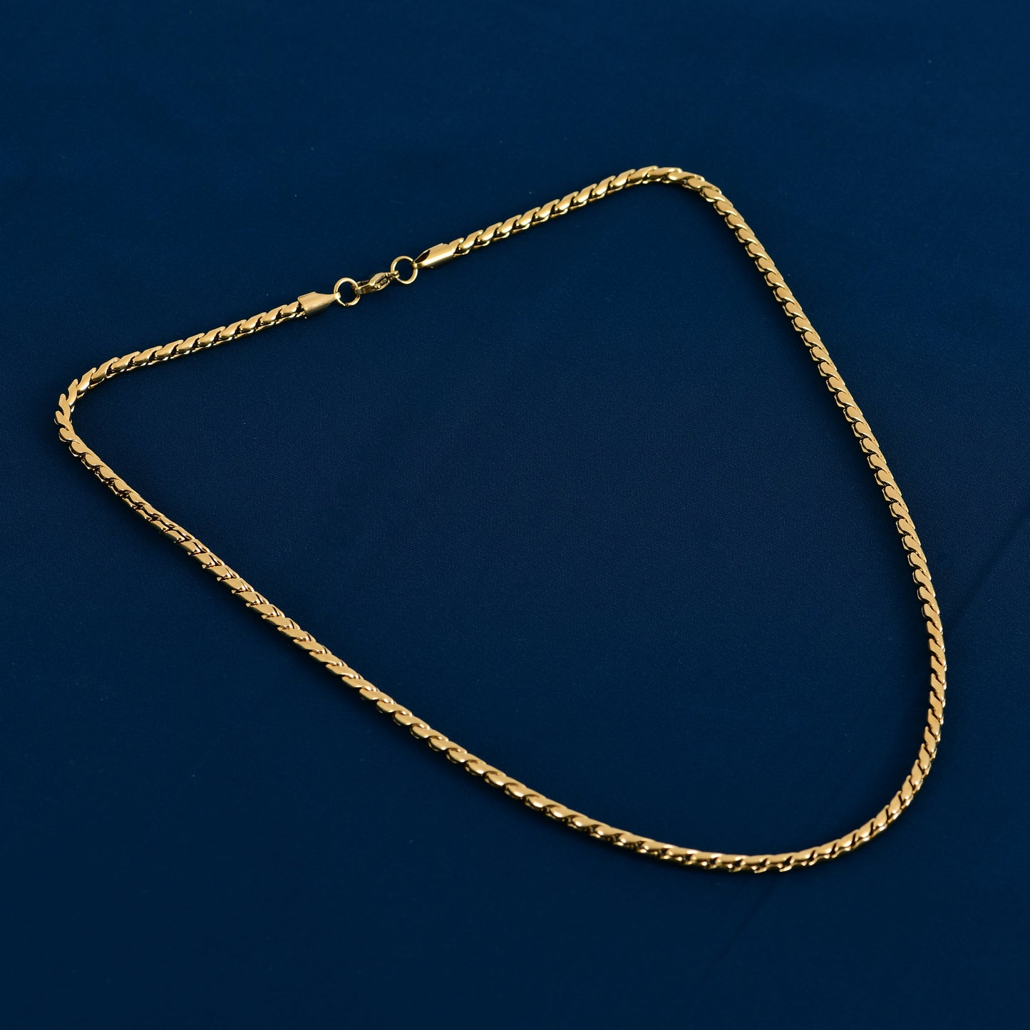 Men’s Gold Wheat Chain – 22 Inch