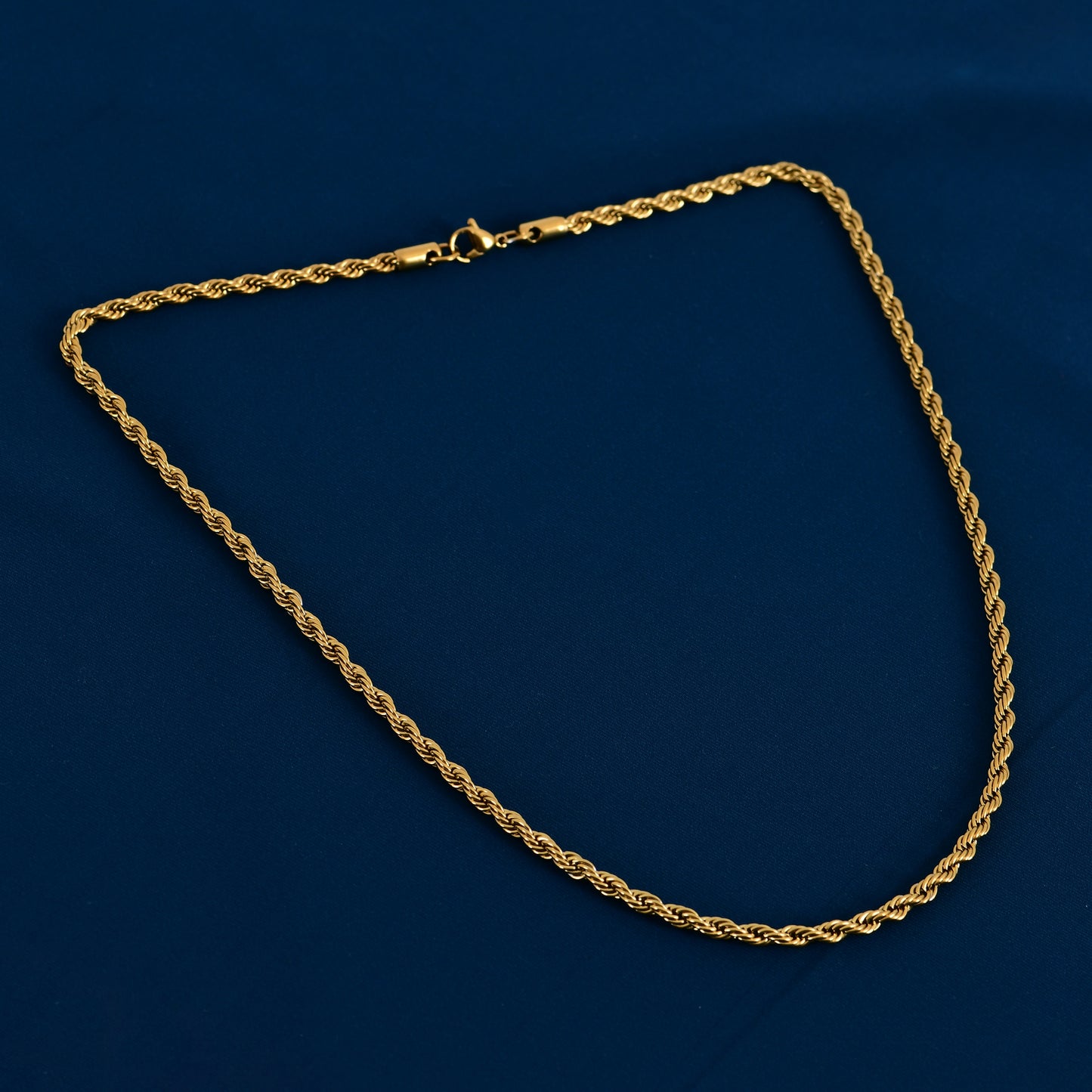 Men’s Gold Rope Chain – 22 Inch