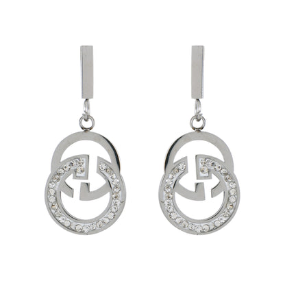 Silver Glam Dangle Earrings