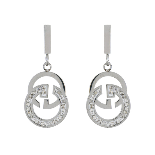 Silver Glam Dangle Earrings