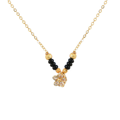 Gold Floral Blossom Mangalsutra