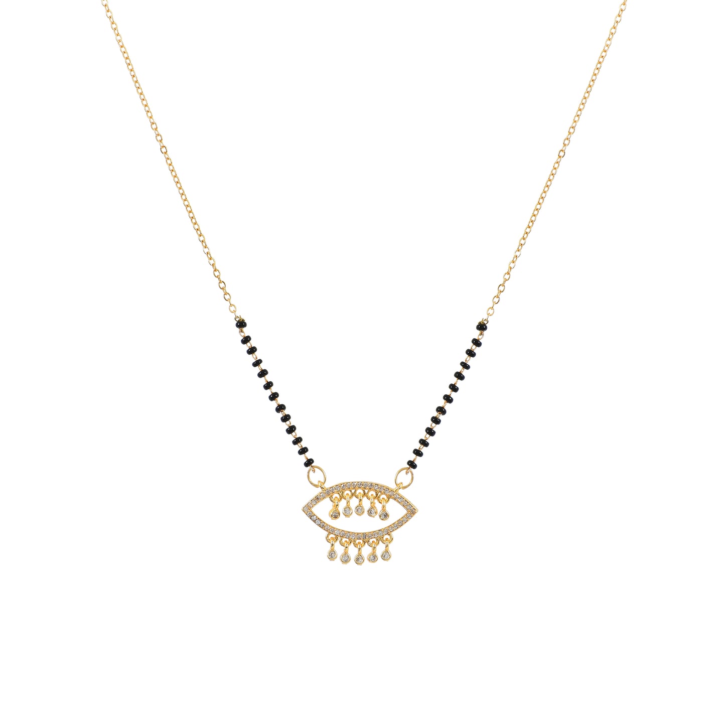 Gold Evil Eye Mangalsutra