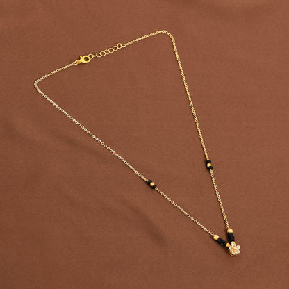 Gold Floral Blossom Mangalsutra