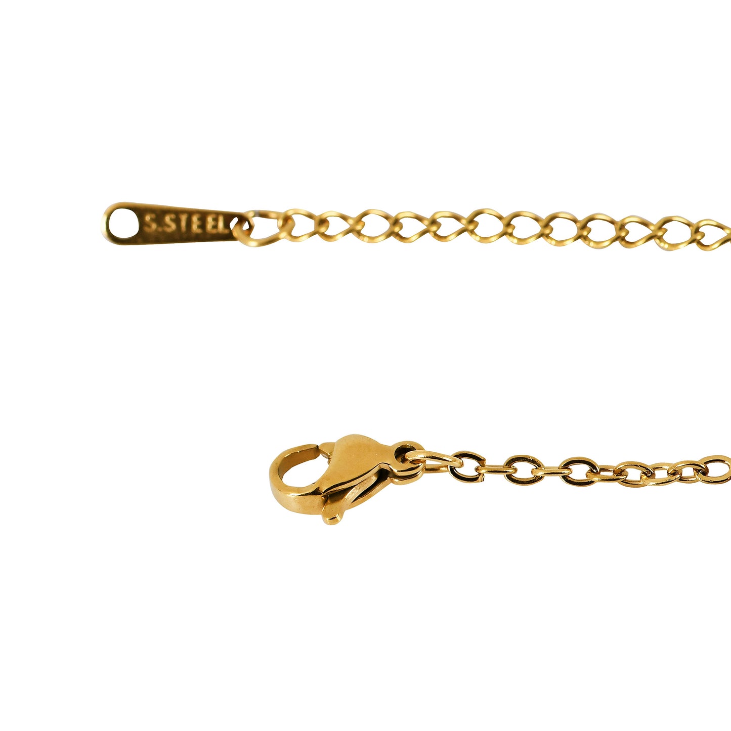 Golden Enamel Charm Bracelet