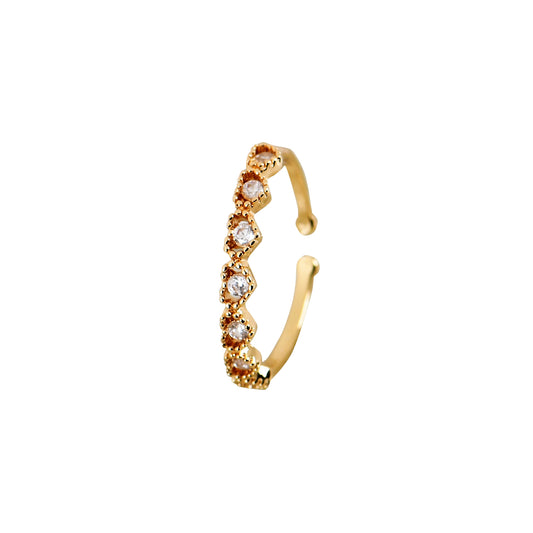 Golden Royal Sparkle Ring