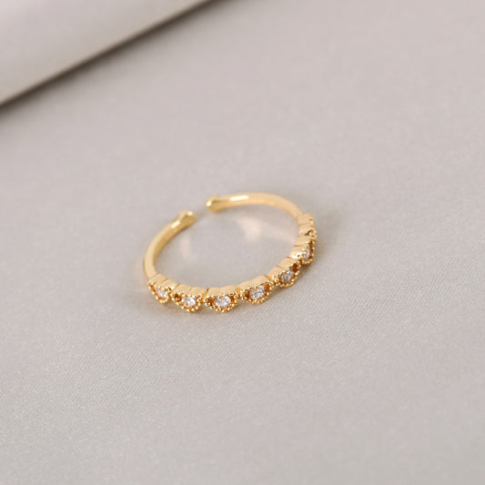 Golden Royal Sparkle Ring