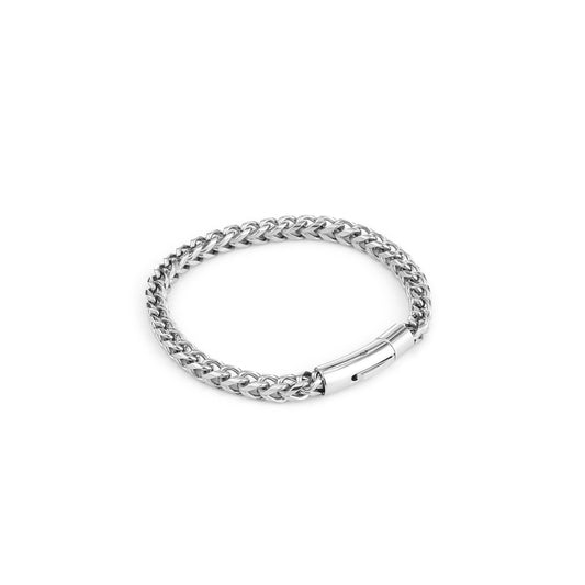 Silver Cuban Bracelet (23CM)