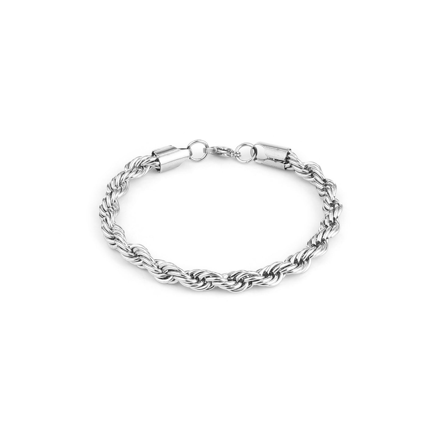 Silver Rope Bracelet (22cm)