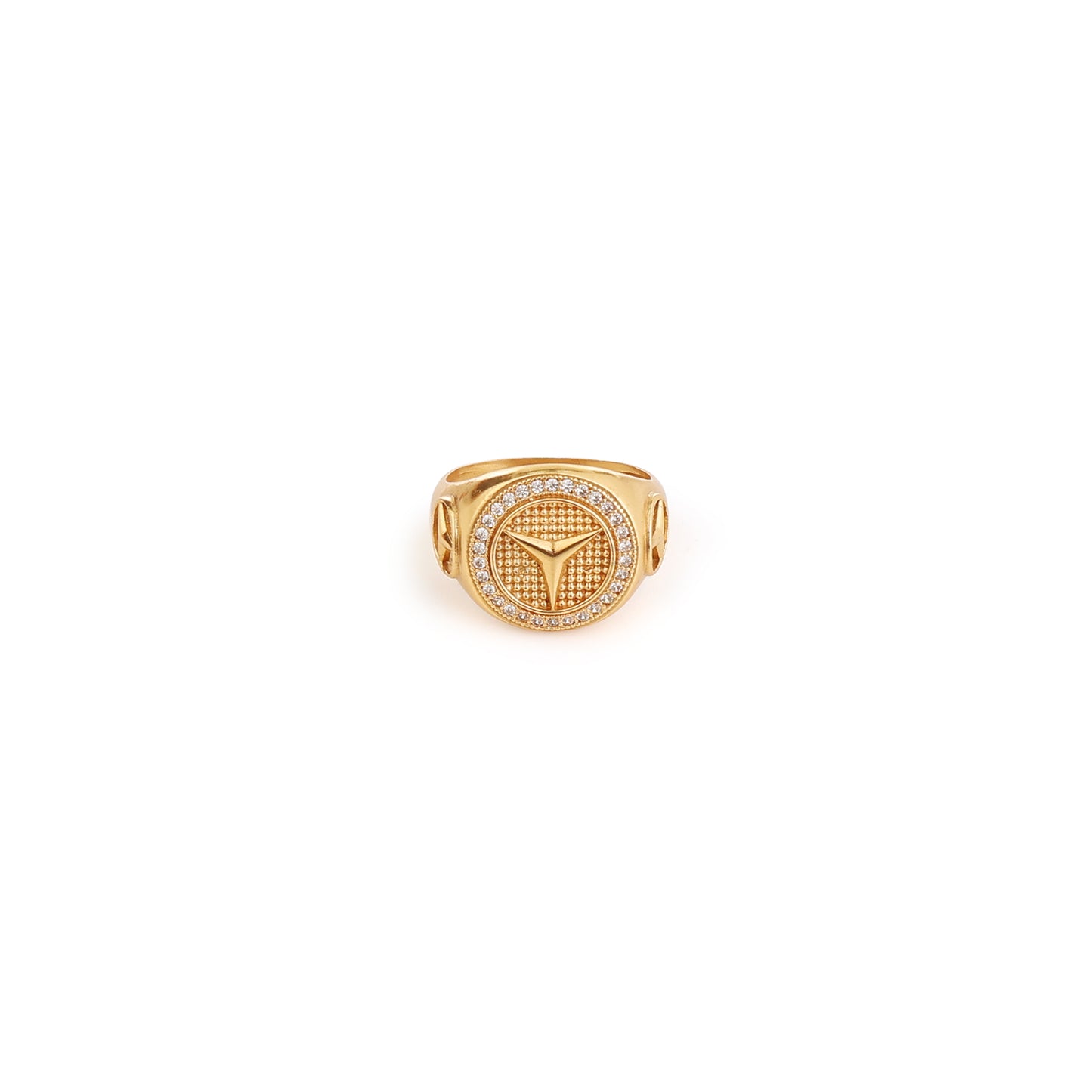 Men Gold Luxury Signet Ring