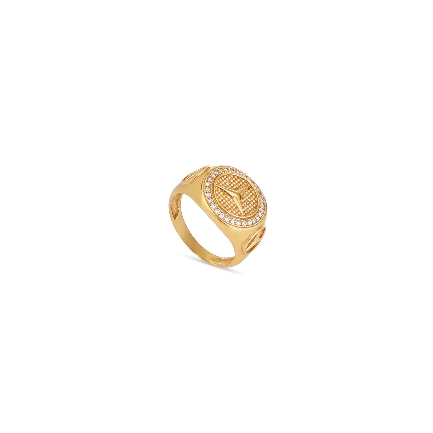 Men Gold Luxury Signet Ring