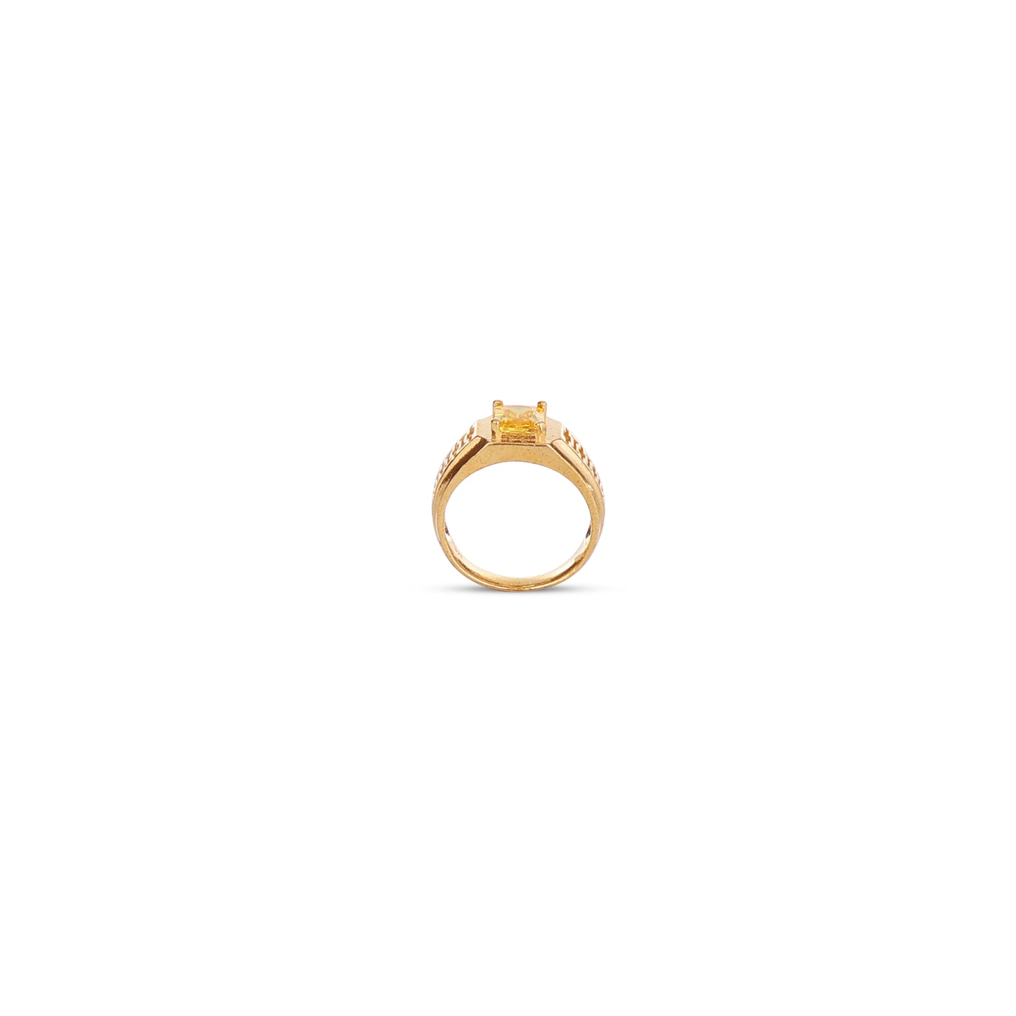 Men Citrine Stone Ring