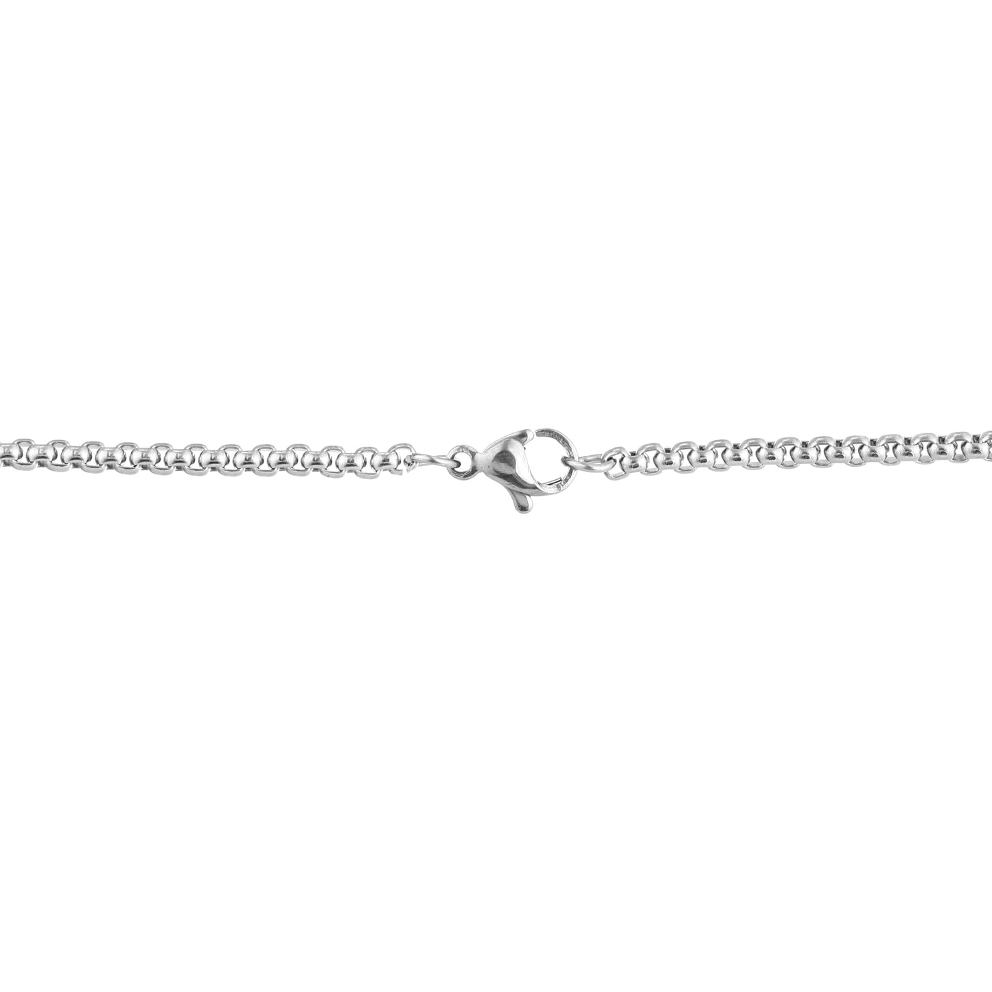 Silver Tag Pendant Chain (22inch)
