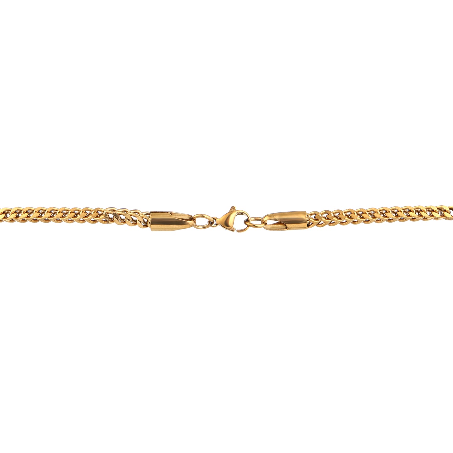 Mens Gold Cuban Chain - 21.5 Inch