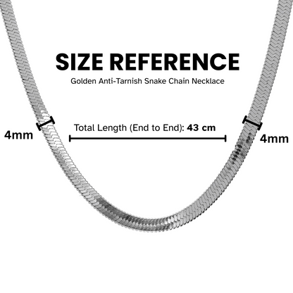 Silver Plated Snake Chain For Women