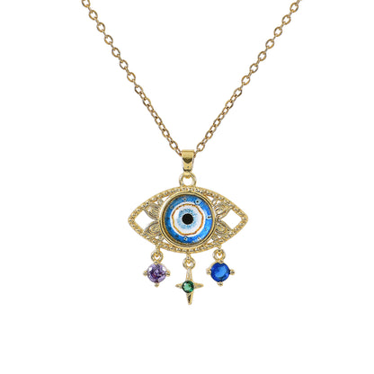 Evil Eye Sphere Pendant Necklace for Women – a stunning evil eye necklace to ward off negativity