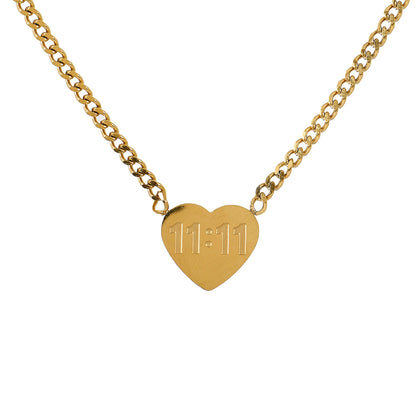 Gold Angel Number 11:11 Necklace for Women – perfect for casual necklaces for women with a unique twist