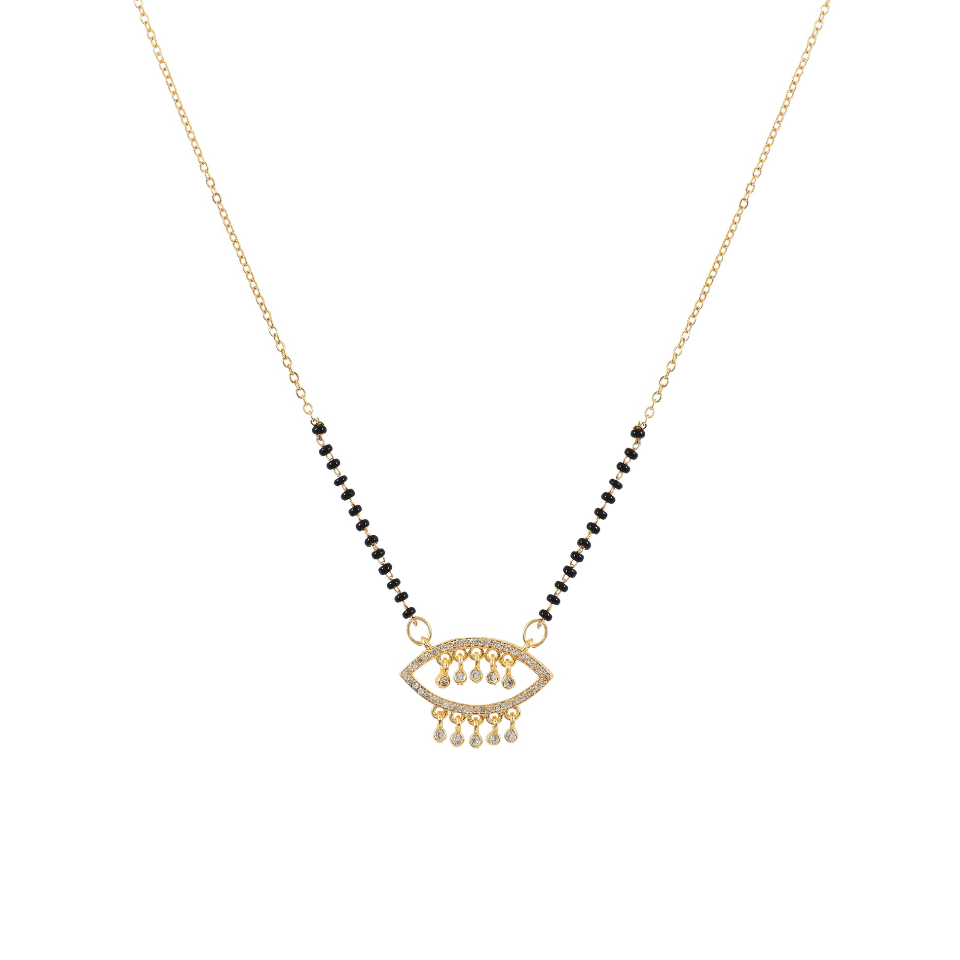 Gold Evil Eye Mangalsutra for Women – elegant and protective evil eye mangalsutra design