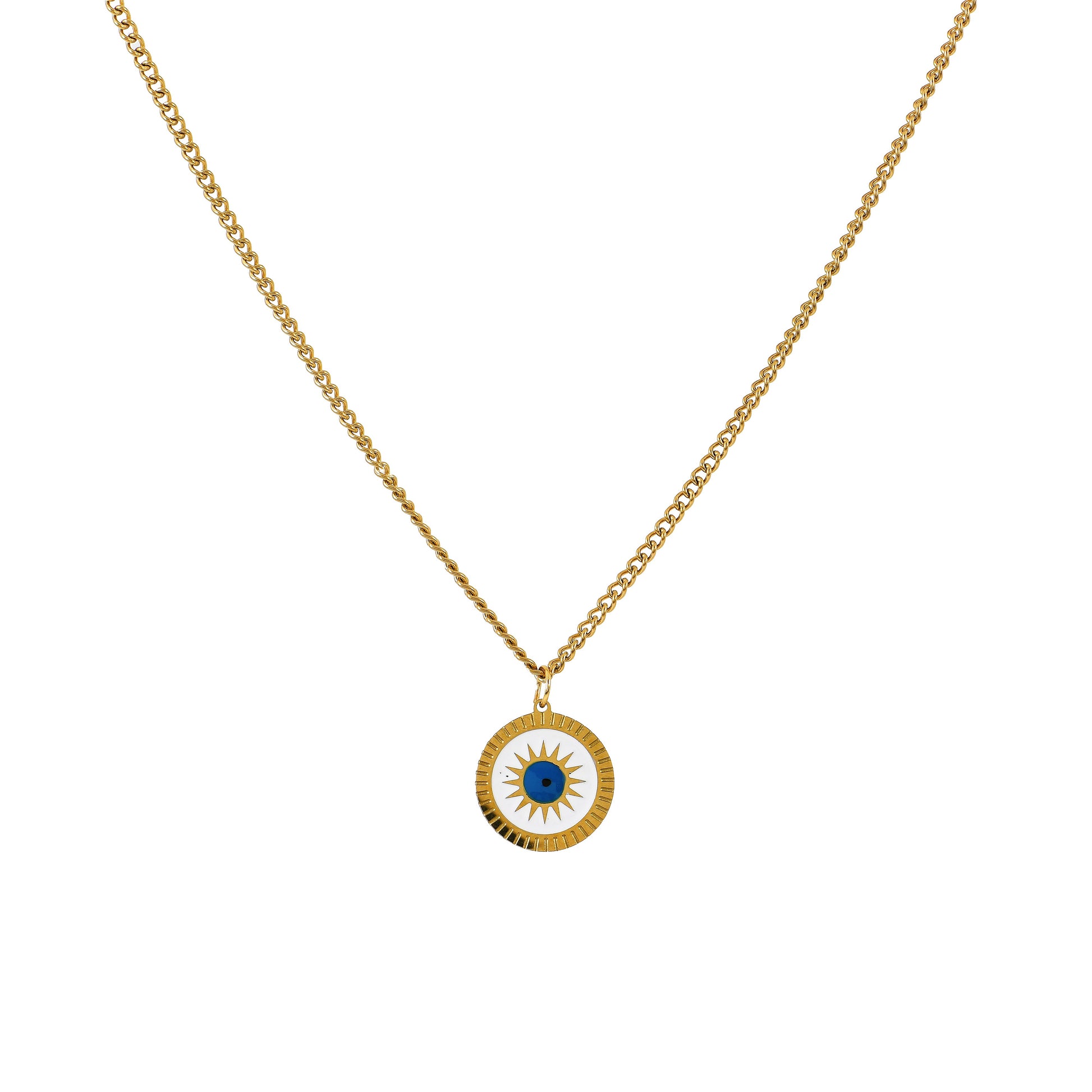 Gold Evil Eye Pendant Necklace for Women – stylish evil eye pendant for everyday protection and elegance