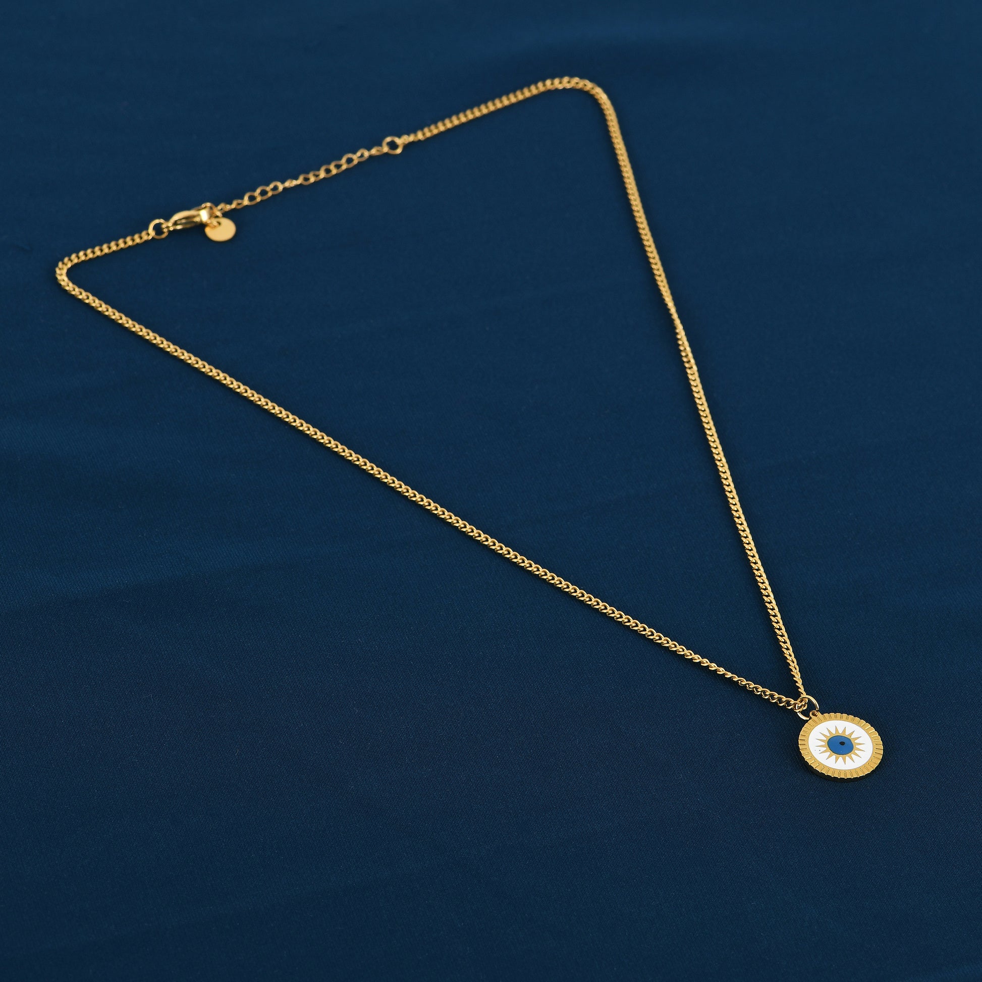 Gold Evil Eye Pendant Necklace for Women – one of the most trending women's gold necklace designs online
