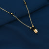 Gold Floral CZ Mangalsutra for Women – trendy celebrity mangalsutra design