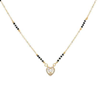 Gold Heart Mangalsutra for Women – premium quality artificial mangalsutra