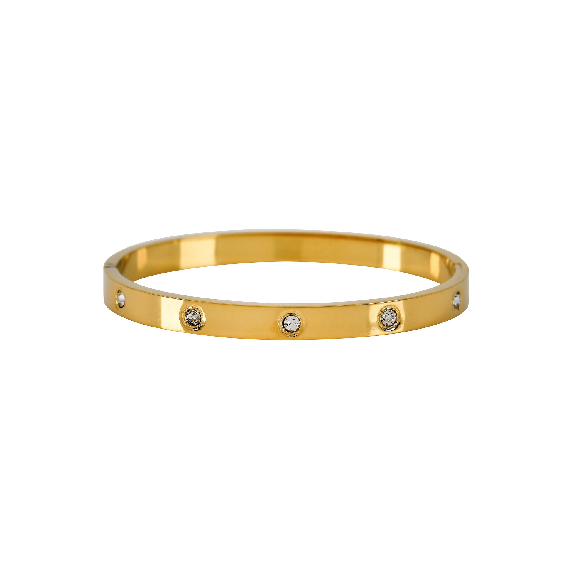 Gold Minimal Studded Kada Bracelet for Women – premium quality look at an affordable gold bracelet price